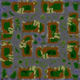 Merry stones bay 3v3. - Warcraft 3: Mini map
