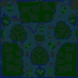 Merry swamp. - Warcraft 3: Mini map