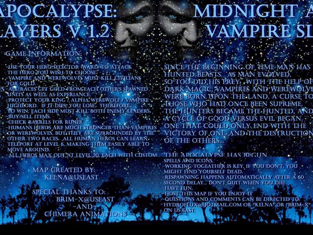 Midnight Apocalypse Vampire Slayers - Warcraft 3: Custom Map avatar