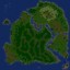 Monster island v1.000 - Warcraft 3 Custom map: Mini map