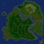Monster island v1.0000 - Warcraft 3 Custom map: Mini map