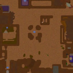 Morderca na cmentarzu! - Warcraft 3: Mini map