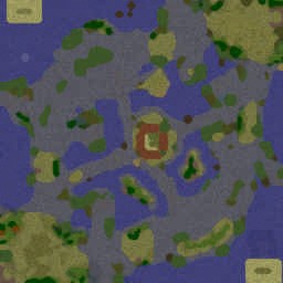 Naga War 1.1 - Warcraft 3: Mini map