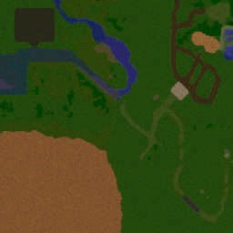 Naruto 4th War World - Warcraft 3: Mini map