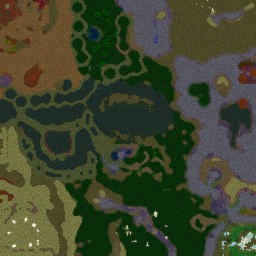 Naruto Beta 0.1>< - Warcraft 3: Mini map