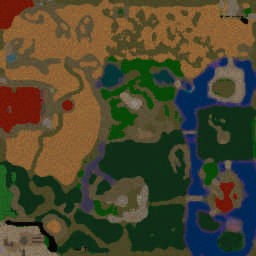 Naruto Ninja Life V 1.0 - Warcraft 3: Mini map