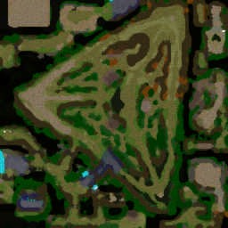 Naruto Shining 0.1 VEr Wal2k - Warcraft 3: Mini map