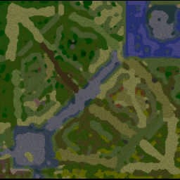 火影.对抗[NaruTo]2.3 - Warcraft 3: Mini map