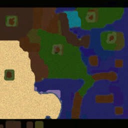 Naruto's Orm 1.0 - Warcraft 3: Mini map