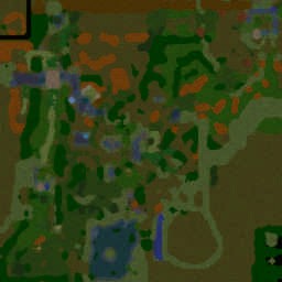 Nature Battle v14d - Warcraft 3: Mini map