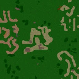 §nipers vs Melee 2.0x - Warcraft 3: Mini map