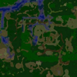 Obrona Zamku 0.03d PM - Warcraft 3: Mini map