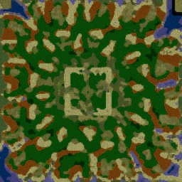 One vs All - Warcraft 3: Mini map