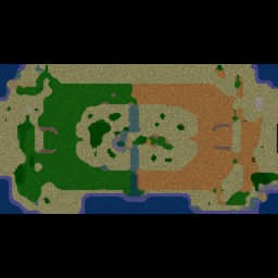 OrcUD vs HumNE Inuux 1.3 - Warcraft 3: Mini map