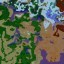 Os reis da guerra - versão final - Warcraft 3 Custom map: Mini map