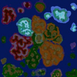 Острова Зеру 1.8 - Warcraft 3: Mini map