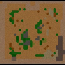 Patea Al Ogro RELOADED - Warcraft 3: Mini map