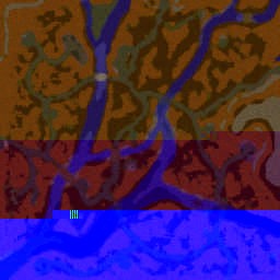 Plagueland Legacy V.23 - Warcraft 3: Mini map