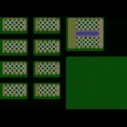 Plants vs. Zombies v2 - Warcraft 3: Mini map