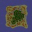 Побег с острова II v1.5 - Warcraft 3 Custom map: Mini map