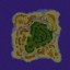 Побег с острова II v2.1 - Warcraft 3 Custom map: Mini map