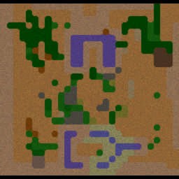 Poke the Angry Monsters V 0.3 - Warcraft 3: Mini map