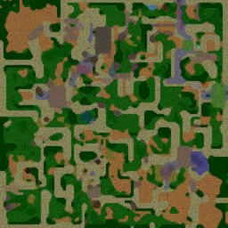 P'tit massacre en famille 1.12.8 - Warcraft 3: Mini map