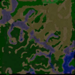 Quel'Thalas v1.00b - Warcraft 3: Mini map