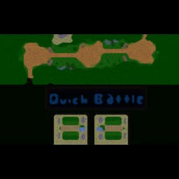 Quick Battle v1.50 - Warcraft 3: Mini map