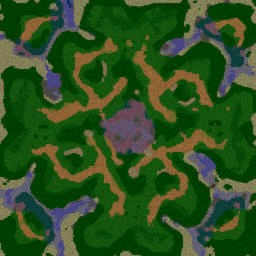 Раскрученные луга v1.3 - Warcraft 3: Mini map
