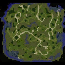 Raze v4.9.1a AI Chaos (2017) - Warcraft 3: Mini map