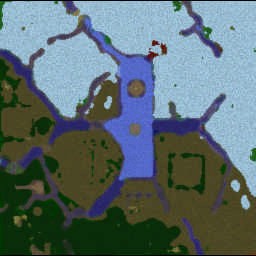 Red Alert v1.6 Frozen Throne Version - Warcraft 3: Mini map