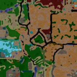 RF Planet Wars 2.4r - Warcraft 3: Mini map