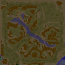 Secret Wars v.5.10 balanced - Warcraft 3: Mini map