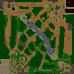 Serbian Defence v1.0 - Warcraft 3: Mini map