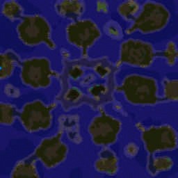 SH v1.4 Island Deluxe - Warcraft 3: Mini map