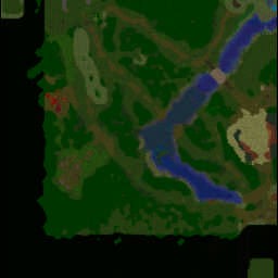 ShamaN King vS Narutor - Warcraft 3: Mini map