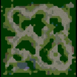 Siege Island v1.8x (Fixed) - Warcraft 3: Mini map