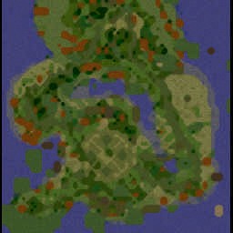 Siege Island v2 - Warcraft 3: Mini map