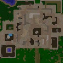 Sobrevivir la Noche Gold C5 - Warcraft 3: Mini map