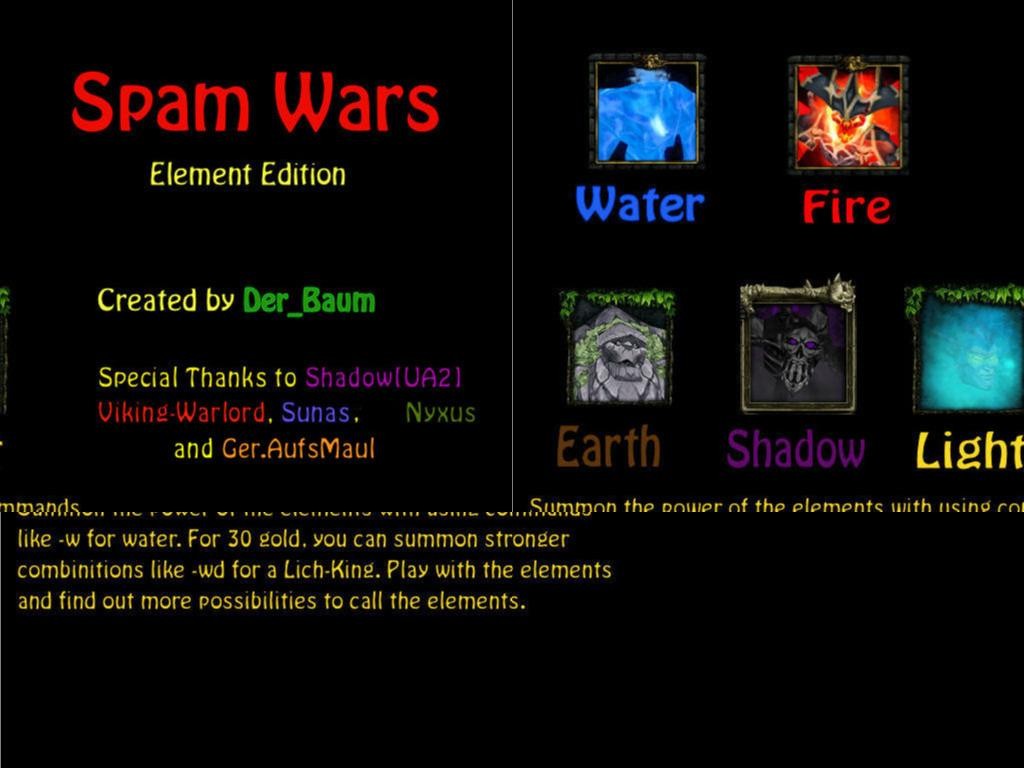 Spam Wars Element Edition v0.4c - Warcraft 3: Custom Map avatar