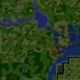 Spiderwar Evolution 0.53b - Warcraft 3: Mini map