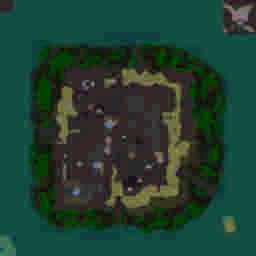 Spike Zombie Blitz 1.4x - Warcraft 3: Mini map