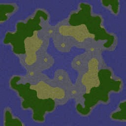 Supreme Commanders: Paradise - Warcraft 3: Mini map