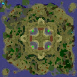 Temple in Dark Eclipse v1.1 - Warcraft 3: Mini map