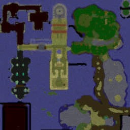 Temple of the Sea Goddess - Warcraft 3: Mini map