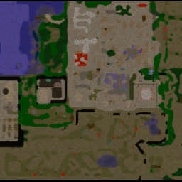 The Abandon Castle Ver.3.07 - Warcraft 3: Mini map