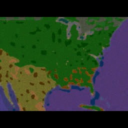 The American Civil War 1.92 Prot. - Warcraft 3: Mini map