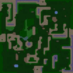 The Battle Of Castle V.3.5 - Warcraft 3: Mini map