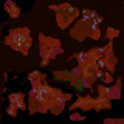The Burning Stone - Warcraft 3: Mini map